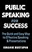 Public Speaking for Success...
