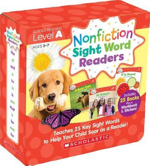 Nonfiction Sight Word Readers Parent Pack Level A: Teaches 25 key Sight Words to Help Your Child Soar as a Reader (Nonfiction Sight Word Readers Parent Packs)