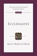 Ecclesiastes: An Introduction and Commentary