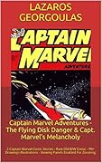 Captain Marvel Adventures - The Flying Disk Danger & Capt. Marvel's Melancholy: 2 Captain Marvel Comic Stories - Rare Old B/W Comic - 90+ Drawings-Illustrations - Viewing Panels Enabled For Zooming
