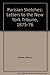 Parisian Sketches: Letters to the "New York Tribune", 1875-76