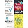Getting Things Done for Teens, 7 Habits of Highly Effective Teens, Mindset Carol Dweck, Positively Teenage 4 Books Collection Set