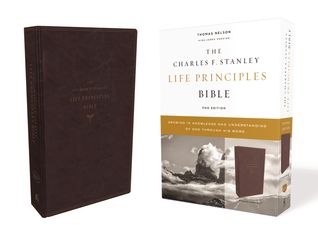 KJV, Charles F. Stanley Life Principles Bible, 2nd Edition, Leathersoft, Burgundy, Comfort Print: Growing in Knowledge and Understanding of God Through His Word