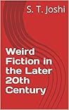 Book cover for Weird Fiction in the Later 20th Century