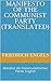 Manifesto of the Communist Party (translated) by Friedrich Engels Manifesto of the Communist Party (translated) by Friedrich Engels