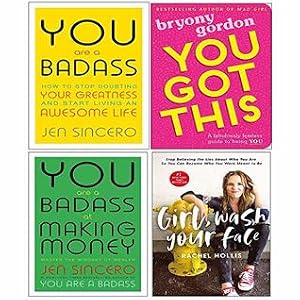 You Got This, You Are A Badass And At Making Money, Girl Wash Your Face 4 Books Collection Set