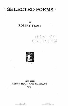 Selected Poems