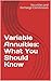 Variable Annuities: What You Should Know
