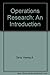 Operations Research: An Introduction