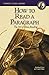 How to Read a Paragraph: The Art of Close Reading (Thinker's Guide Library)