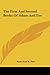 The First And Second Books Of Adam And Eve