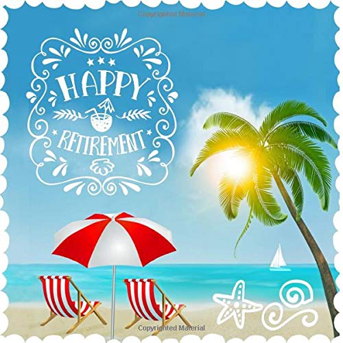 Happy Retirement: Guest Book - Unlined Pages To Write, Draw, Sign In