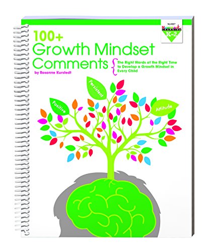 100+ Growth Mindset Comments: Grades K-2 (Spiral-bound)