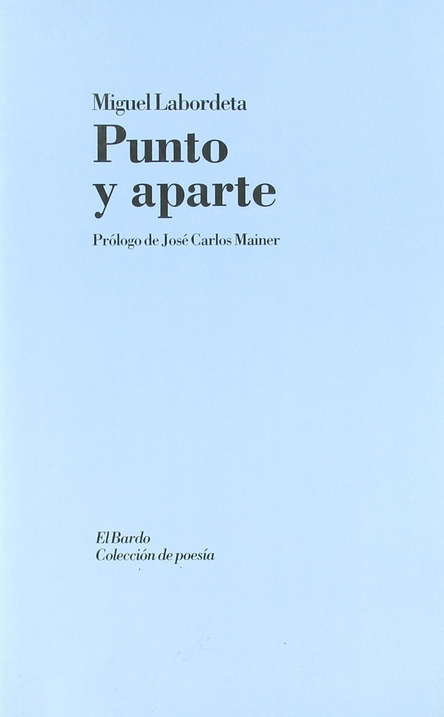 Punto y aparte (Unknown Binding)