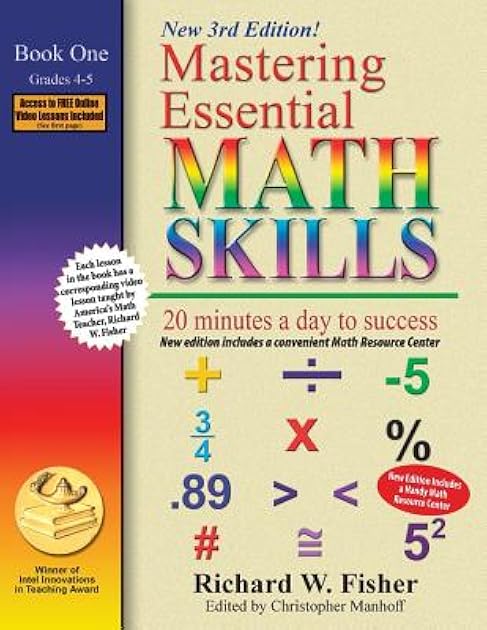 Mastering Essential Math Skills, Book 1: Grades 4 and 5, 3rd Edition: 20 minutes a day to success (Stepping Stones to Proficiency in Algebra)