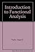 Introduction to Functional Analysis