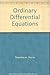 Ordinary Differential Equations