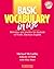 Basic Vocabulary in Use, Practicebook without Answers, w. Audio-CD