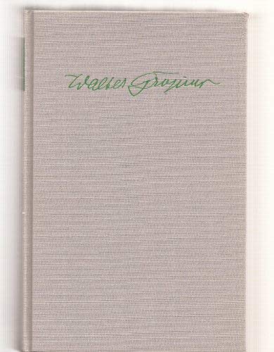 Gropius: An Illustrated Biography of the Creator of the Bauhaus. (Hardcover)