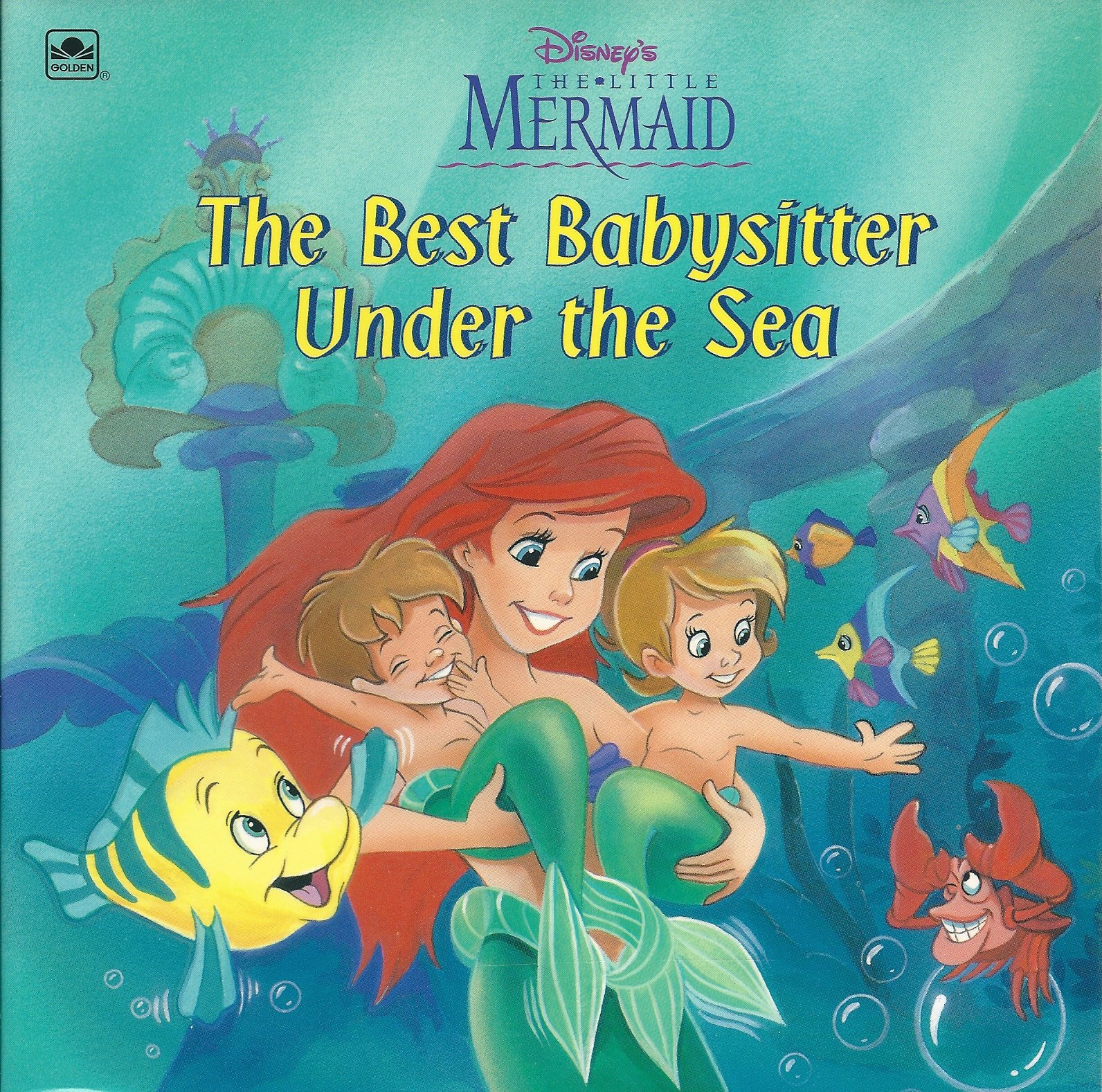 Disney's The Little Mermaid The Best Babysitter Under the Sea (A Golden Look-Look Book)
