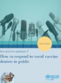 How to respond to vocal vaccine deniers in public