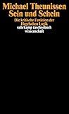 Sein und Schein: ...
