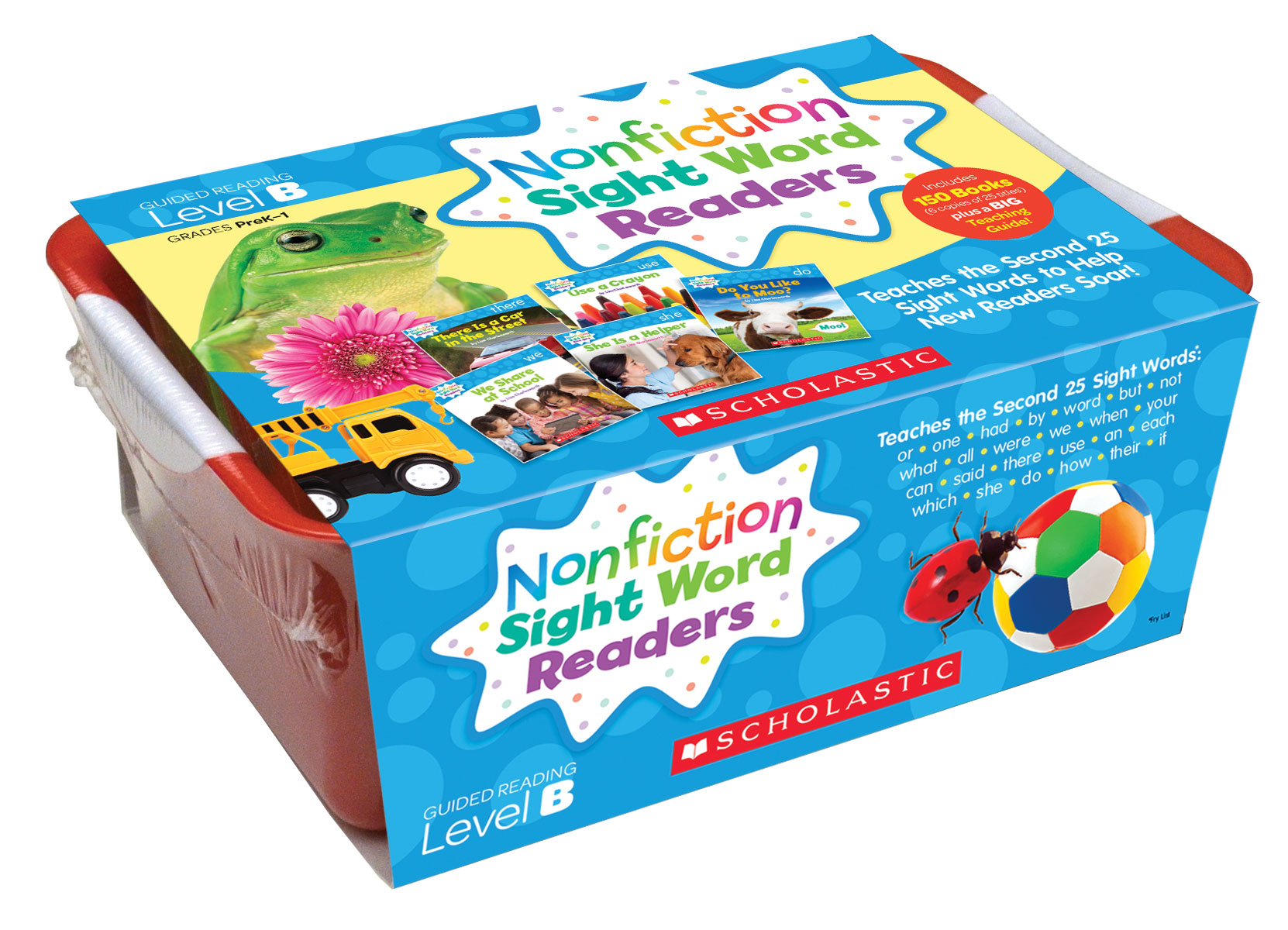 Nonfiction Sight Word Readers Guided Reading Level B (Classroom Set): Teaches the Second 25 Sight Words to Help New Readers Soar! (Nonfiction Sight Word Readers Classroom Tubs)