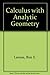 Calculus With Analytic Geom...