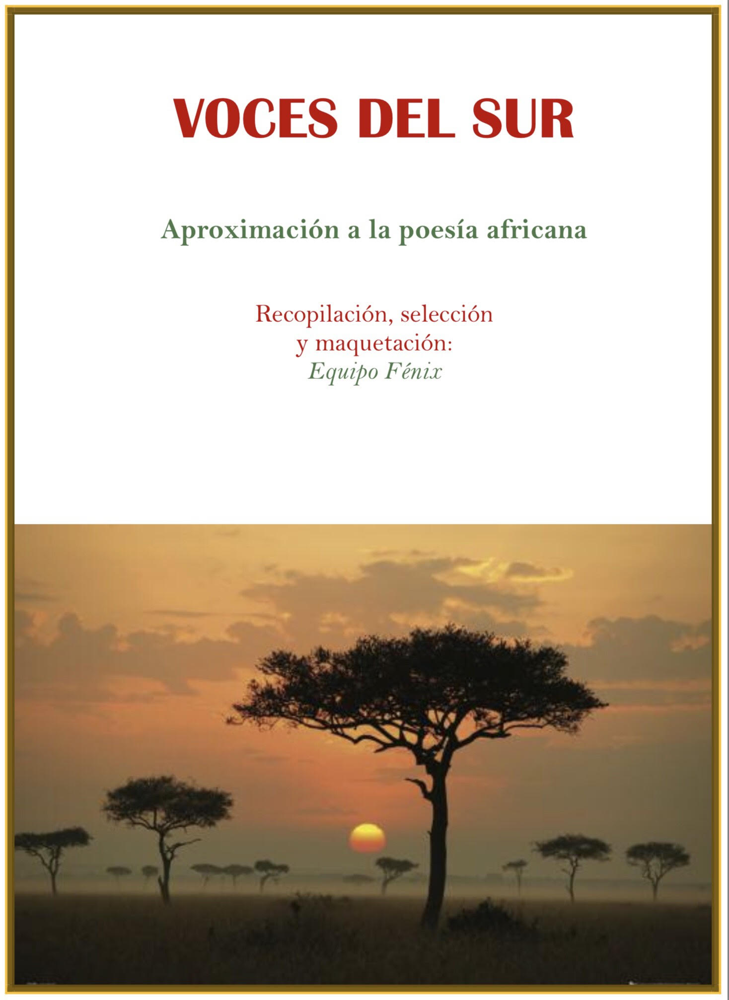 Voces del sur (Aproximación a la poesía africana)