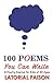 100 Poems You Can Write: A ...