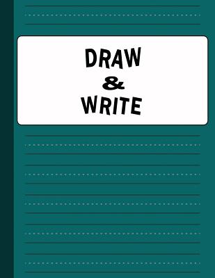 Writing And Drawing Paper Draw Write Journal Story Writing Paper Kindergarten Teal By Not A Book