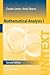 Mathematical Analysis I by Claudio Canuto Mathematical Analysis I by Claudio Canuto