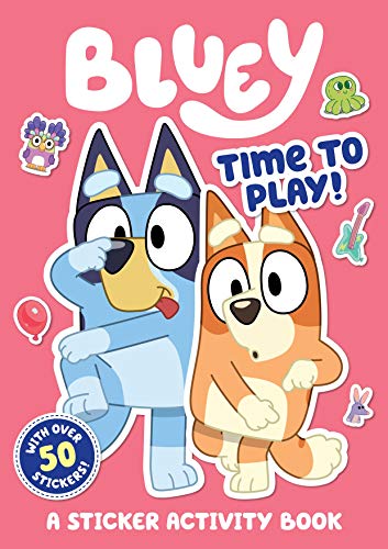 Bluey: Time to Play!: Sticker Activity Book (Paperback)