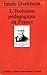L'Evolution pédagogique en France