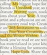 My Unedited Writing Year: 365 Invitations to Free Your Creativity and the Writer Within