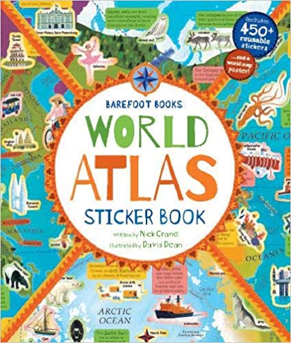 Barefoot Books World Atlas Sticker Book (Paperback)