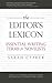 The Editor's Lexicon: Essential Writing Terms for Novelists