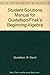 Student Solutions Manual for Gustafson/Frisk’s Beginning Algebra
