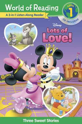 World of Reading: Disney's Lots of Love Collection 3-in-1 Listen Along Reader-Level 1: 3 Sweet Stories (Paperback)