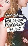 Tout ce que j'aurais dû savoir by Claire LaZebnik Tout ce que j'aurais dû savoir by Claire LaZebnik