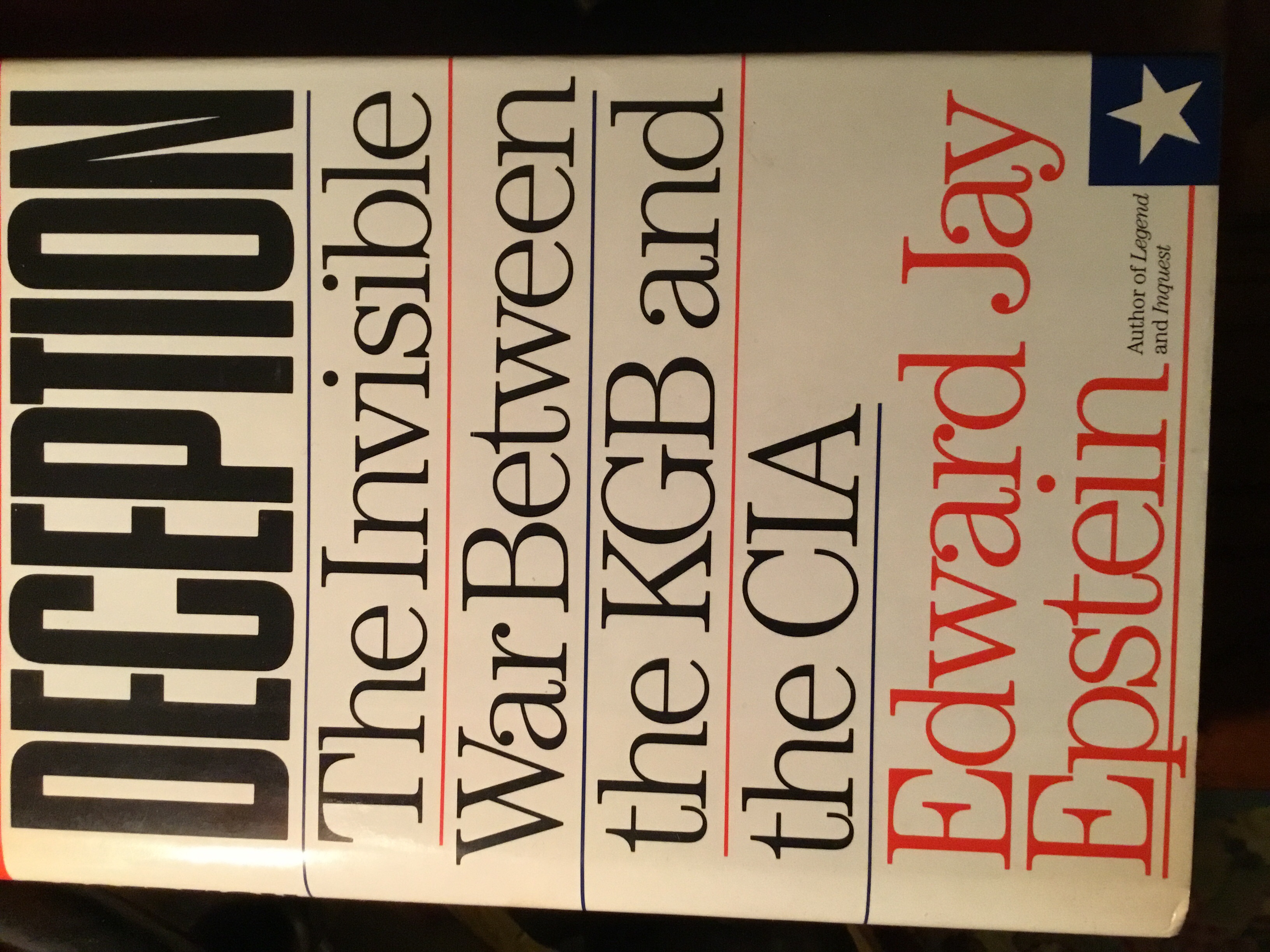 Deception: The Invisible War Between the KGB & the CIA (Hardcover)