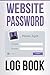 Website Password Log Book