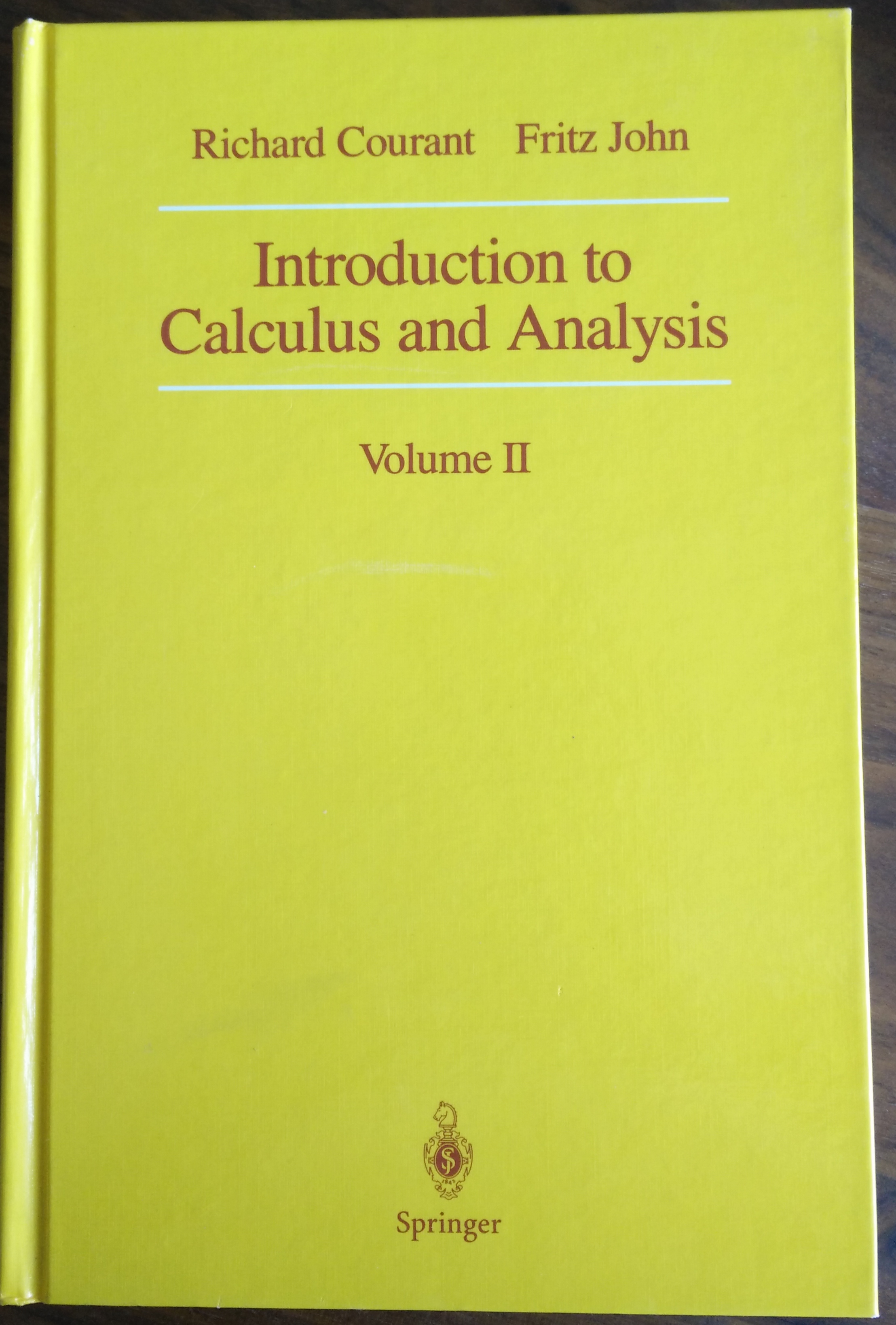 Introduction to Calculus and Analysis: Volume II