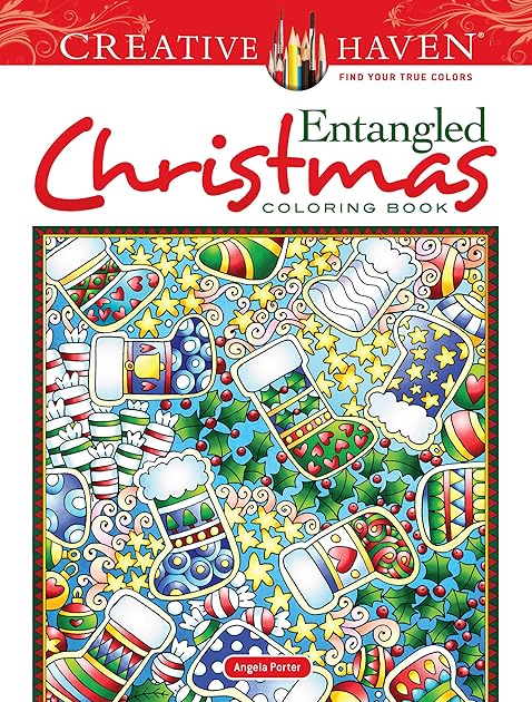 Creative Haven Entangled Christmas Coloring Book (Adult Coloring Books: Christmas)