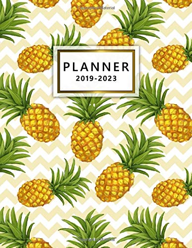Calendrier Ananas 2023 2019-2023 Planner: Tropical Pineapple 5 Year Planner With 60 Months Calendar  Spread. Five Year Organizer Agenda Schedule Notebook And Business Planner.  By Not A Book