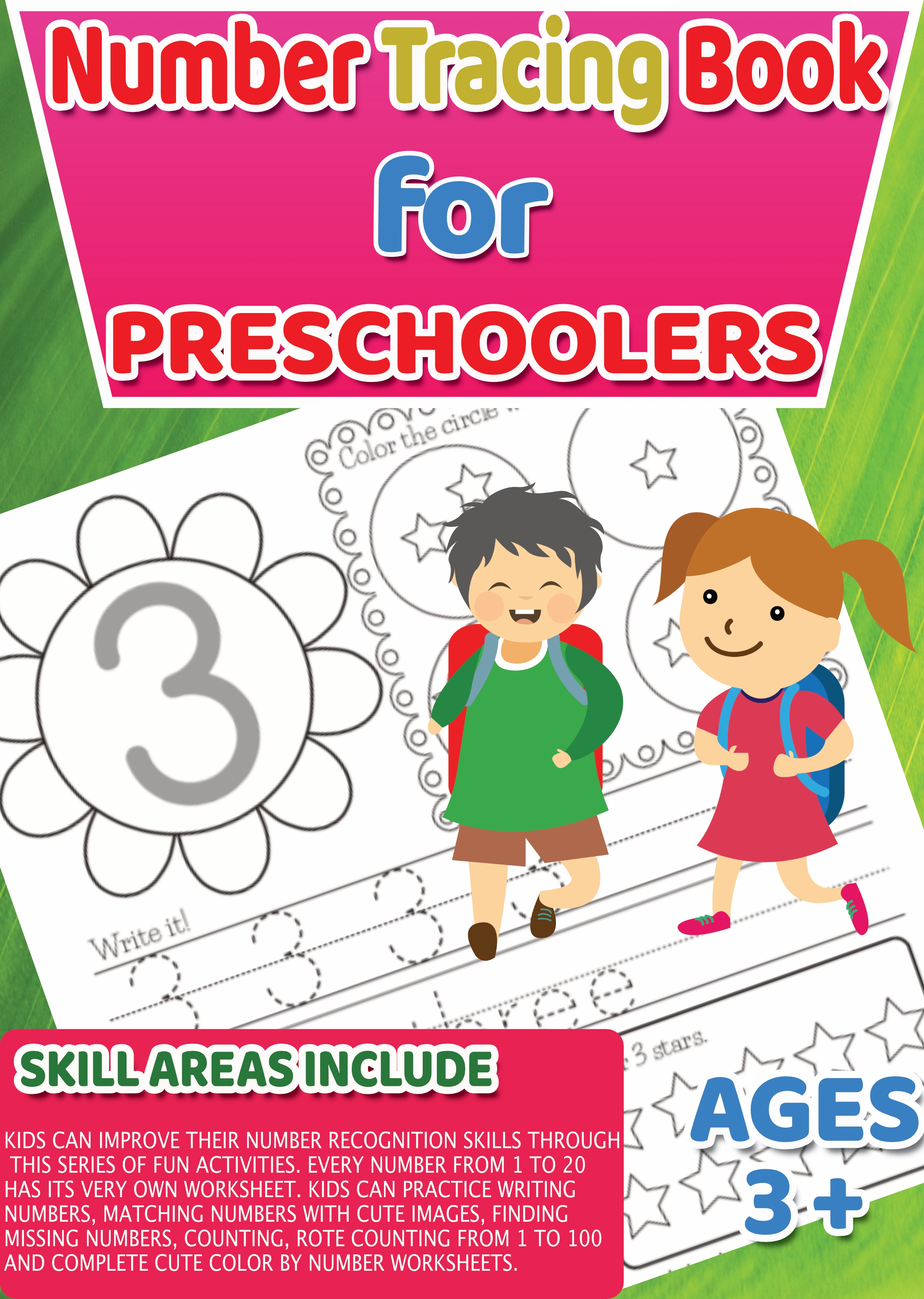 number tracing book for preschoolers and kids ages 3 5 lots of fun number tracing practice trace numbers practice workbook for pre k kindergarten letter tracing practice by j j smith