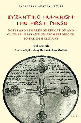 Byzantine Humanism: the First Phase: Notes and Remarks on Education and Culture in Byzantium from its Origins to the 10th Century.