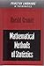 Mathematical Methods of Statistics