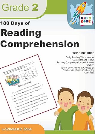 180 Days of Reading Comprehension, Grade 2: Daily Reading Workbook for