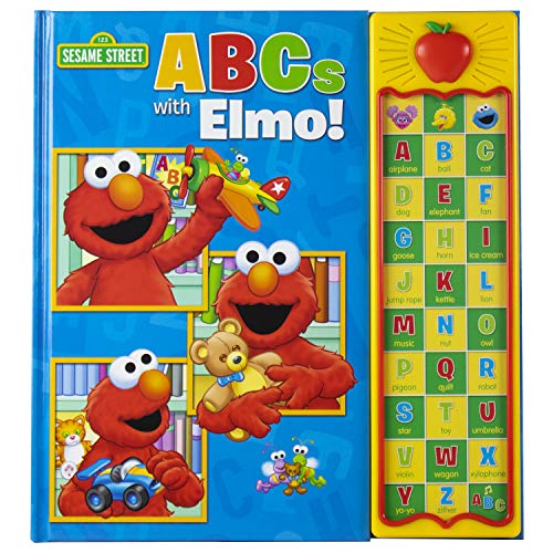 Sesame Street - ABCs with Elmo! 30 Button Sound Book - PI Kids (Hardcover)